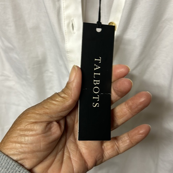 White new with tag blouse, Talbots. - Picture 4 of 7